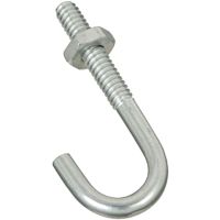 BOLT J-HOOK 3/16X1-7/8IN ZINC