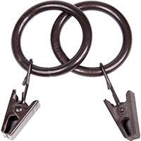 Kenney KN75003 Curtain Clip Ring, Metal