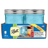 JAR REG MOUTH AQUA 1/2PINT 4PK