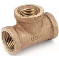 Anderson 738101-04 Pipe Tee, 1/4 in, FPT, Brass