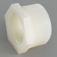 BUSHING NYLON HEX 1/2X3/8