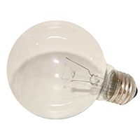 BULB LIGHT GLOBE CLEAR 25W