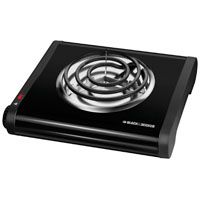 HOT PLATE SINGLE BURNER BLK