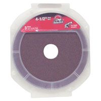 Gator 3073 Fiber Disc, 36-Grit, Extra Coarse Grade, Aluminum Oxide, 4-1/2 in Dia