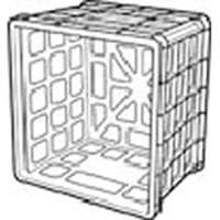 STORAGE CRATE 15X13X10 BLK