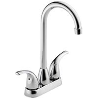 BAR FAUCET 2-HNDL CHROME