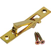 PULL POCKET DOOR BRIGHT BRASS