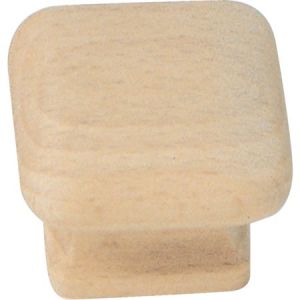 1 1/2" Au Natural Wood Square