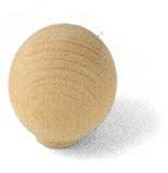 1 1/4" Au Natural Wood Round K