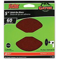 5IN 60GRIT PSA DISC 4PK