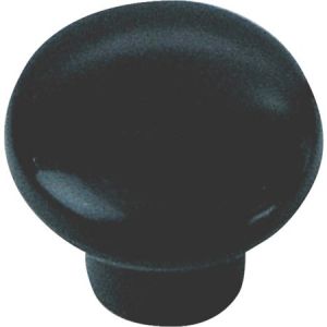 1 1/4" Plastic Knob - Black