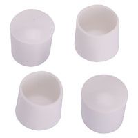 ProSource Furniture Leg Tip, 3/4 In Dia, Round, Plastic