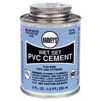 PVC CEMENT WET SET BLUE 8OZ