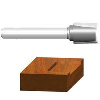 Vermont American 23110 Router Bit, 1/4 in Dia Shank, HSS, Smooth