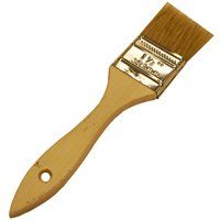 WOOSTER F5117-2 Paint Brush, 1-11/16 in L Bristle, Plain-Grip Handle, Steel Ferrule