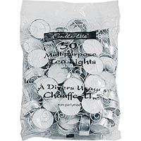 TEALIGHTS 50CT PACK WHITE