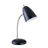 LAMP DESK FLEX A19 16.5IN BLK