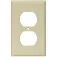 WALLPLATE 1 GANG DPX IVRY 1/PK