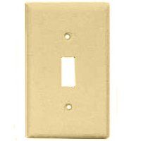 WALL PLATE TOGGLE 1GANG IVRY