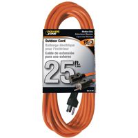 CORD EXT OUTDOOR 16/3X25FT ORG