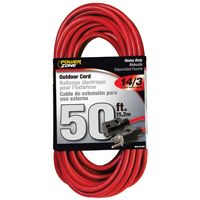 CORD EXT RED 14/3X50FT