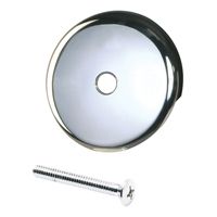 FACEPLATE BATH DRAIN CHROME