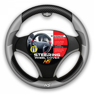 Steering Wheel Cover Designer Series Comfort Carbon Gey