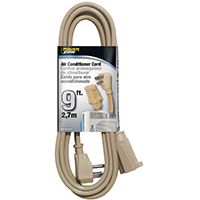 CORD EXT AC 14/3SPT-3X9FT BGE