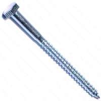 BOLT LAG HEX ZINC 1/4X3-1/2