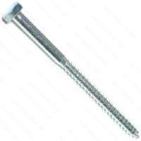 BOLT LAG HEX ZINC 1/4X4