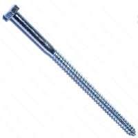 BOLT LAG HEX ZINC 5/16X6