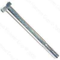 MIDWEST FASTENER 00013 Bolt, 1/4-20 in Thread, 3 in OAL, 2 Grade, Zinc, 100