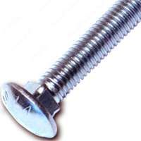 MIDWEST FASTENER 01060 Carriage Bolt, 1/4-20 in Thread, 3-1/2 in OAL, 2 Grade, 100 Pack