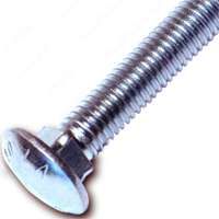 MIDWEST FASTENER 01095 Carriage Bolt, 3/8-16 in Thread, 1-1/2 in OAL, 2 Grade, 100 Pack