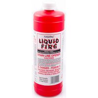 Liquid Fire LF-Q-12 Drain Opener, 32 oz Bottle
