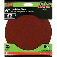 6IN 60GRIT PSA DISC 3PK