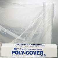 POLY FILM 10X100FT 4MIL CLEAR