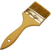 BRUSH CHIP WHITE BRISTLE 4IN