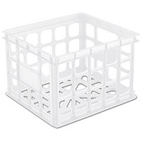 MILK CRATE 15X13X10 WHT