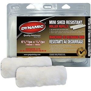 6x3/8 Shed Resist Roller 10Pk