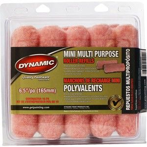 6x3/8 Pink Poly Roller 10Pk