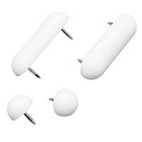 TOILET SEAT BUMPER SET PLASTIC