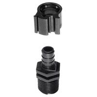 PEX ADAPTER MALE BLK 1/2IN