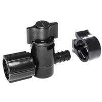 PEX VALVE MANIFOLD BLK 1/2IN