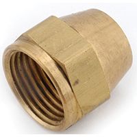 Anderson Metals 754014-05 Flare Nut, 5/16 in Flare, 1200 psi, Brass