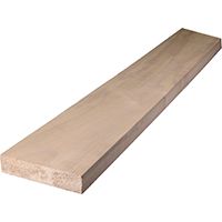 BOARD HARDWOOD WHT 1X4INX4FT