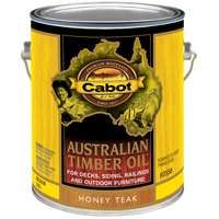 Cabot 3400 Series 3458 Timber Oil, Honey Teak, 1 gal Can