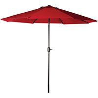 Seasonal Trends Market Crank Umbrella, 55.1 In L X 5-1/21 In W X 5-1/21 In H, Red