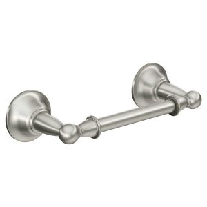 Moen DN6808BN Toilet Paper Holder, Zinc Alloy, Brushed Nickel