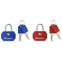 Master Lock 4681TBLR Luggage Lock, 1-1/4 in W Body, Metal